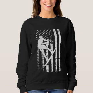 Sudadera Wakeboarding Bandera Estadounidense Wakeboarding W