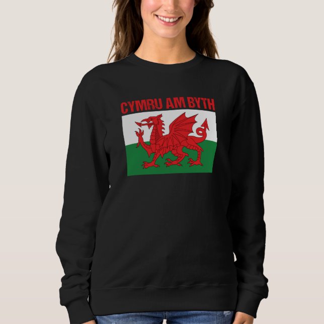 Sudadera Wales Home Country Welsh Flag Cymru Am Byth (Anverso)