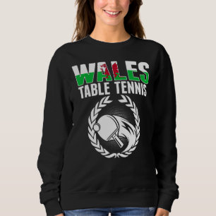Sudadera Wales Mesa de Tenis Welsh Ping Pong Team