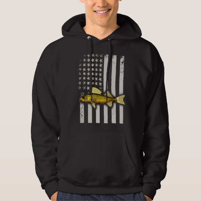 Sudadera Walleye Fishing Usa 1 (Anverso)