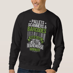 Sudadera Warehouseman Pallets Escáners & Barcode Warehouse
