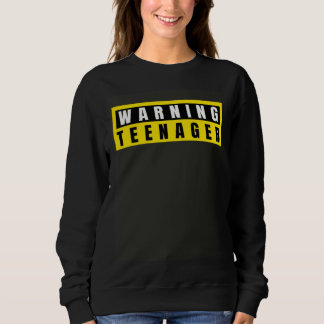 Sudadera warning teenager