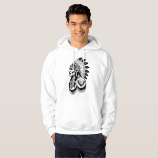 Sudadera Warrior Headdress Line Art