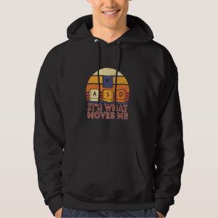 Sudadera WASD Es lo que me mueve Funny PC Video Gamer Compu