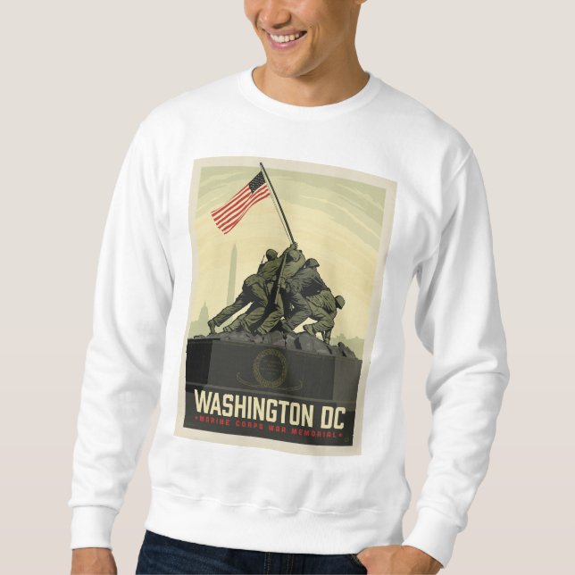 Sudadera Washington D. C. | Monumento a la Guerra del Cuerp (Anverso)