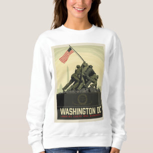 Sudadera Washington D. C. Monumento a la Guerra del Cuerp