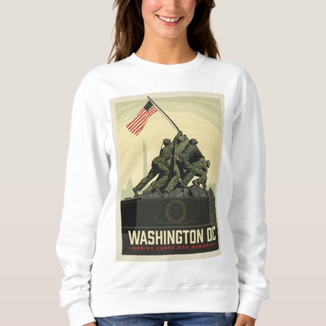 Sudadera Washington D. C. | Monumento a la Guerra del Cuerp (Anverso)