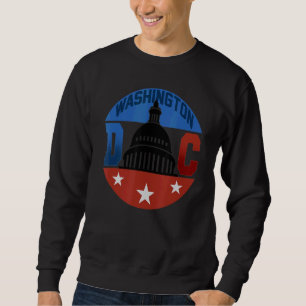 Sudadera Washington Dc Capitol Hill Bandera Estadounidense