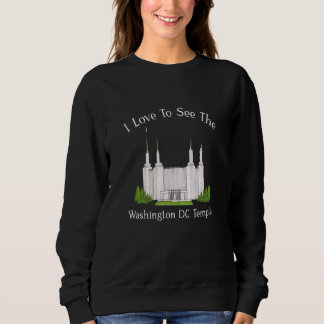 Sudadera Washington Dc Temple, Me Encanta Ver Mi Templo, Co