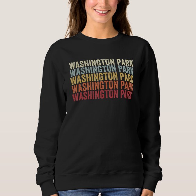 Sudadera Washington Park Florida Washington Park FL Retro V (Anverso)