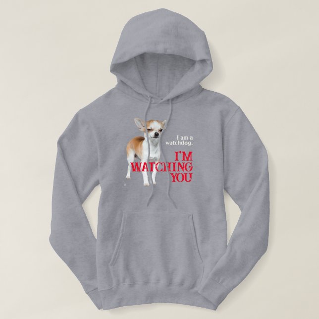 Sudadera Watchdog Chihuahua - Personalizable (Diseño del anverso)