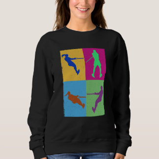 Sudadera water skiing cute girl colerful women colerful Wat