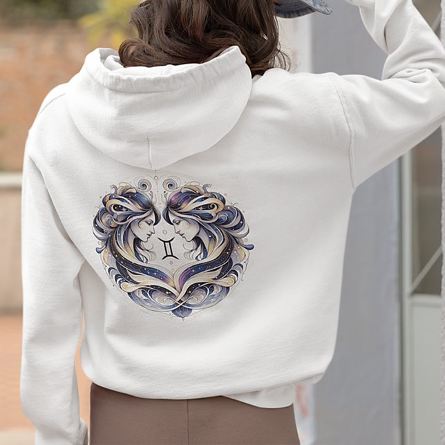 Sudadera Watercolor de moda Gemini Zodiac Sweatshirt (Subido por el creador)