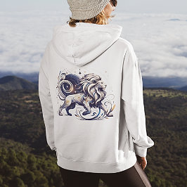 Sudadera Watercolor de moda Leo Zodiac Sweatshirt