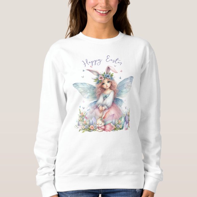 Sudadera Watercolor Easter Spring Fairy (Anverso)