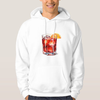 Sudadera Watercolor Manhattan Cocktail Drink