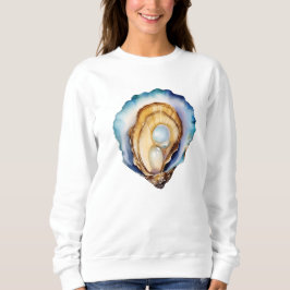 Sudadera Watercolor Oyster Shell