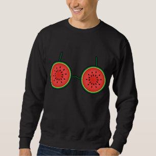 Sudadera Watermelon Bra Costume Cuida Fruta Fácil Halloween
