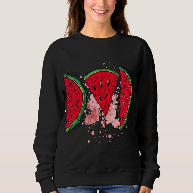 Sudadera Watermelon Dad divertido Summer Melon Fruit - Padr (Anverso)