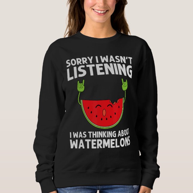 Sudadera Watermelon Designs For Men Women Summer Fruit Eate (Anverso)