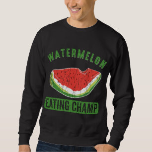 Sudadera Watermelon Eating Champ Funny Summer Fruit Lover G