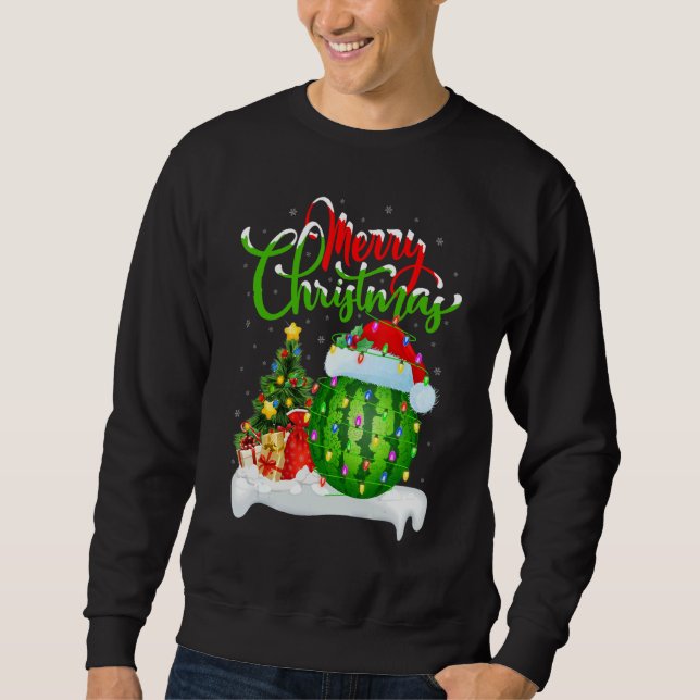 Sudadera Watermelon   Xmas Decorations Santa Watermelon Chr (Anverso)