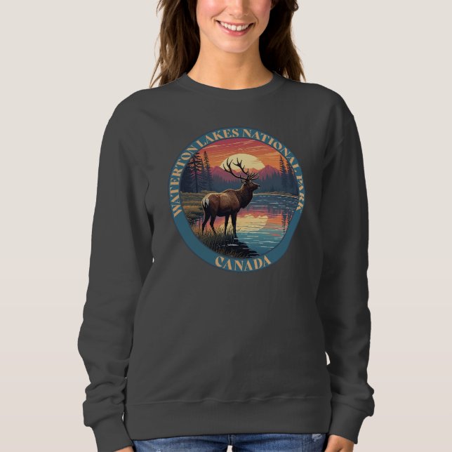 Sudadera Waterton Lakes National Park of Canada (Anverso)