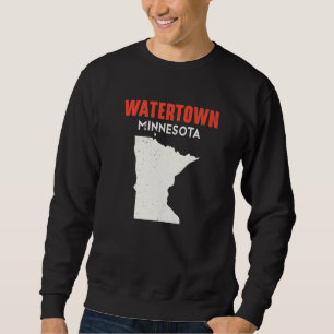 Sudadera Watertown Minnesota EE. UU. Estado América Viajes