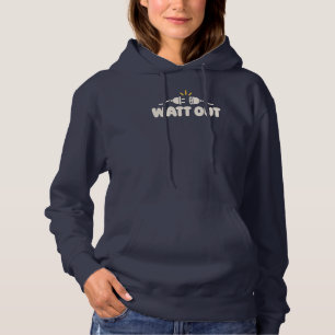 Sudadera WATT OUT Humor Eléctrico Minimalista