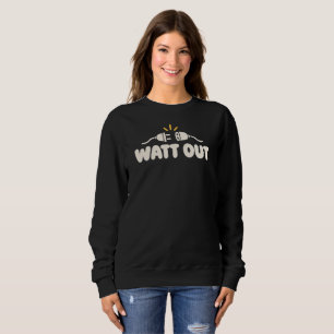 Sudadera WATT OUT Humor Eléctrico Minimalista