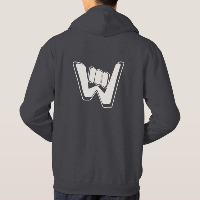 Sudadera Wave and Walk Off-White Logo Essential Hoodie (Reverso)