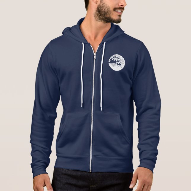 Sudadera Wave Mon Zip Up Hoodie (Anverso)