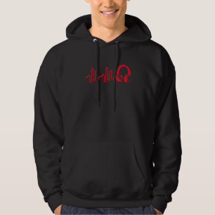 Sudadera Waves de sonido Heartbeat Music de Sound Engineer