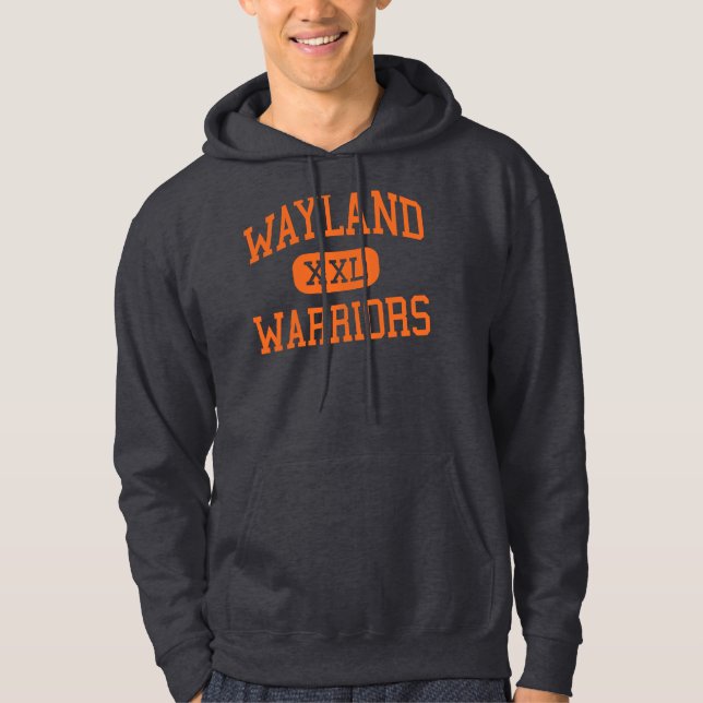 Sudadera Wayland - guerreros - alto - Wayland Massachusetts (Anverso)