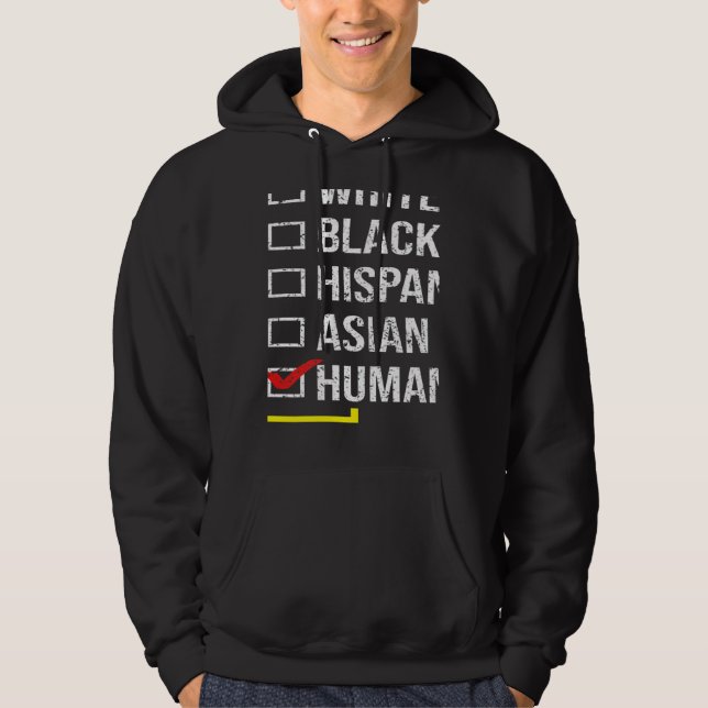 Sudadera We Are All HUMAN Black History Month Black Pride D (Anverso)