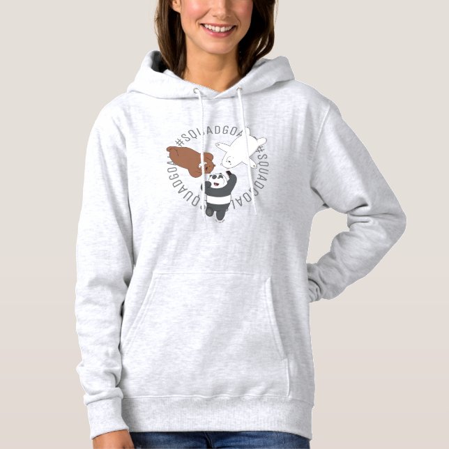 Sudadera We Bare Bears - #SquadGoals (Anverso)