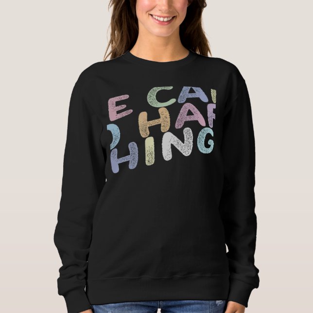 Sudadera We can do hard things (Anverso)