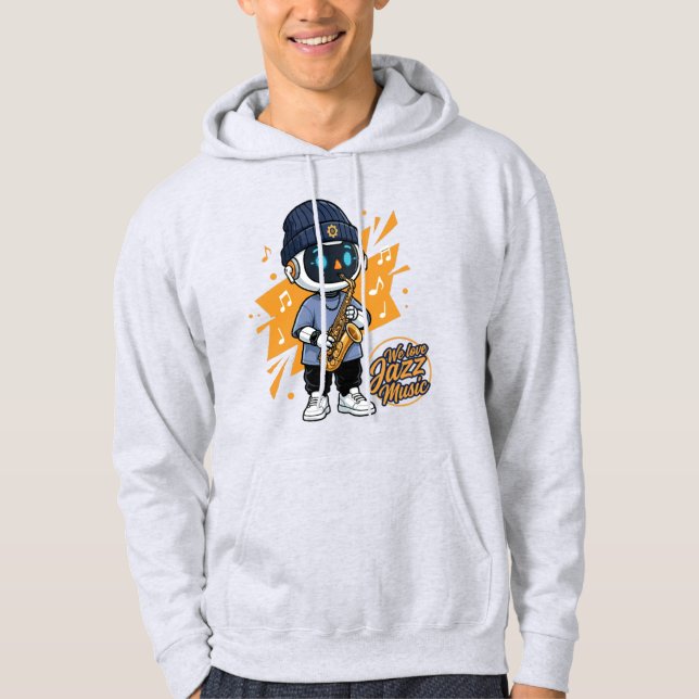 Sudadera We Love Jazz (Anverso)