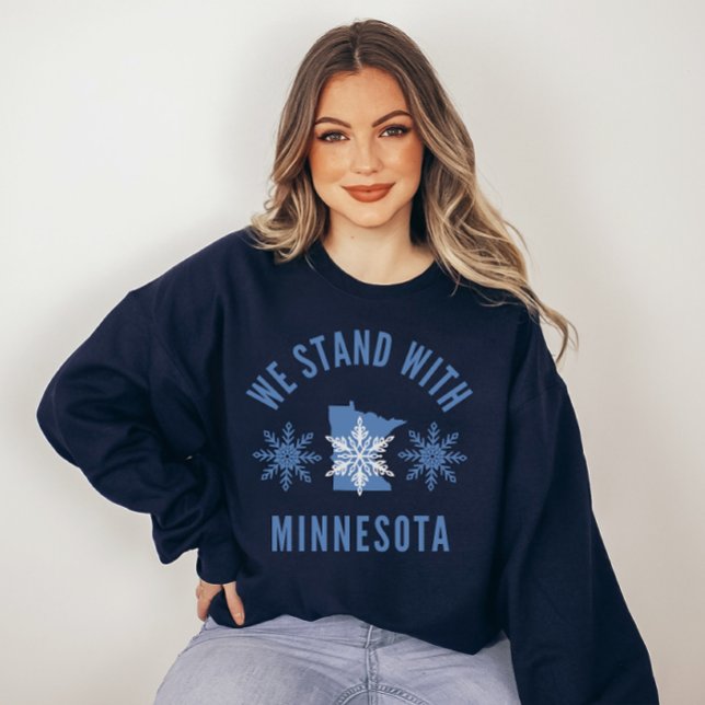 Sudadera We Stand With Minnesota Anti ICE Protest  (Subido por el creador)