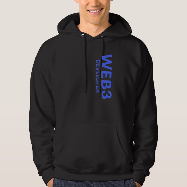 Sudadera Web3 Desarrollador Descentralizado Criptodivisa We (Anverso)