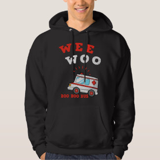 Sudadera Wee Woo Boo Boo Bus Ambulance Funny EMS EMT Parame