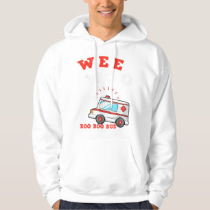 Sudadera Wee Woo Boo Bus Ambulance Funny EMS EMT