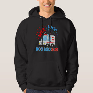 Sudadera Wee Woo Boo Bus Ambulancia Ems Emt Paramedic