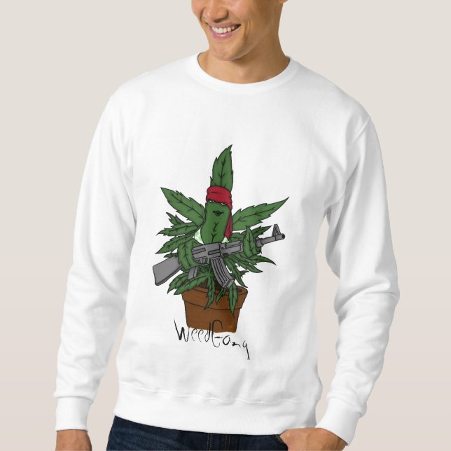 Sudadera Weed plant sweatshirt by WeedGang (Anverso)