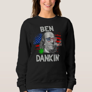 Sudadera Weed Tees 4 De Julio Stoner Ben Drankin
