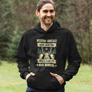 Sudadera Weekend Forecast Deer Hunting Funny Hunter