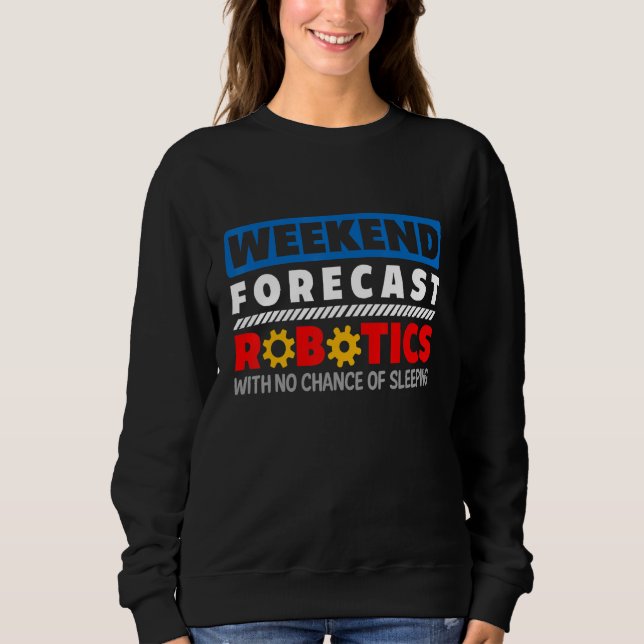 Sudadera Weekend Forecast Robotics Engineer Robot_1 (Anverso)