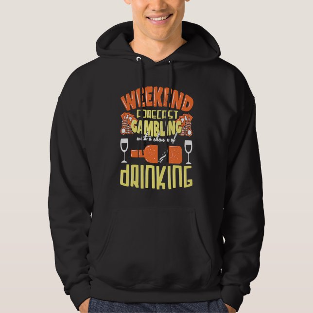 Sudadera Weekend Gamer Fun An Poker Slot Beer Schnapps Cele (Anverso)