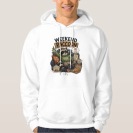 Sudadera Weekend Raccoon Recovering From Adulting Funny Coz