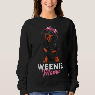 Sudadera Weenie Mama Cute Dachshund Lover Weiner Dog